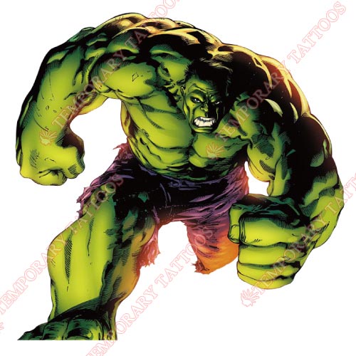 Hulk Customize Temporary Tattoos Stickers NO.164